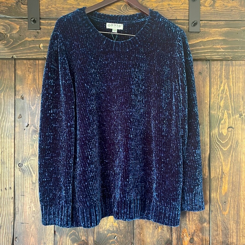 ORVIS Womens Blue Sweater